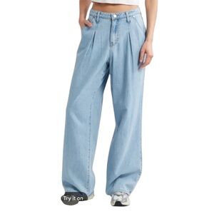 PTCL Nordstrom Womens Wide Leg High Rise Jeans 29